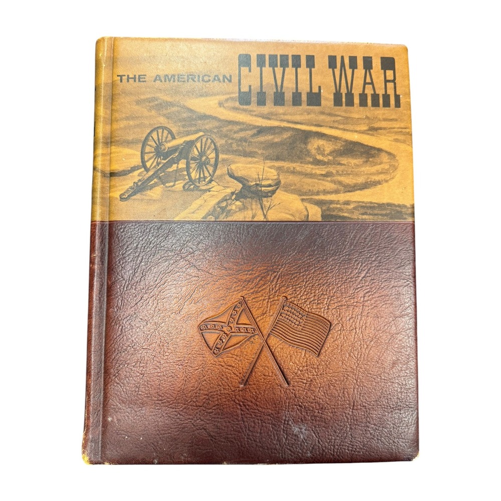 Golden Press The American Civil War Book OS Brown Good Hardcover Illustrated